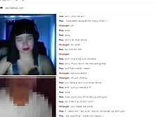 Horny Omegle Teen Wants To See Me Cum