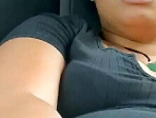 Nofacebae Almost Caught Squirting In Car - Amateur Milf Solo Fun