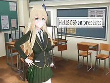 3D Anime (Haganai) Sena Kashiwazaki "sex In School. "