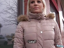 Public Agent Sexy Blond Lucy Shine Takes Money For Sex