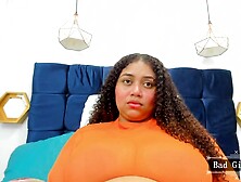 Unreal natural huge boobs and ass BBW babe