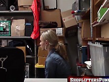 Shoplifterspunished. Com - Blonde Shoplifter Emma Hixx Drilled Deep And Cum Drenched B