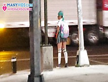 Recogiendo Prostituta En La Calle