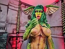 Little Puck In Dont Get Me Wet Gooner Greta Gremlin Cosplay Joi - Erotic Horror