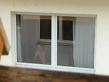 Neighbor Teen Watch Window Sex And Film With Cellphone(Zoom)