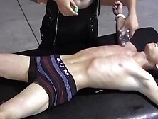 Master Vin Captive Enjoys What He Is Doing Making His Big Dick Hard