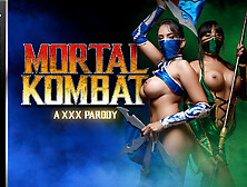 Jade And Kitana Are Here To Compete In Mortal Kombat By Fucking You