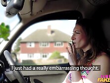 Female Fake Taxi - Old Shaved Guy Drilled A Sexy Brunette Hair Taxi Driver