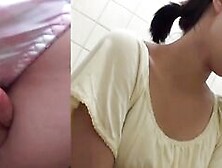 Japanese Teen Gal Rubs Her Pussy On Secret Tape In Toilet