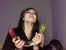 Dumb Punk Spits N Explores Recent Gummy Worm Double Sex Toy