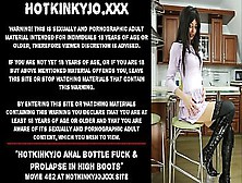 Hotkinkyjo Anal Bottle Fuck & Prolapse In High Boots