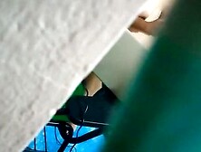Hot BBW wife shows off her big ass on hidden cam
