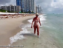 I pickup Naked girl in public Beach I fucked her in Hotel Room with Ocean View