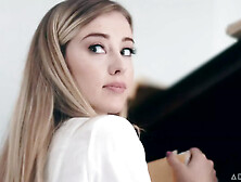 Adult Time - Lesbian Intern Haley Reed Seduces Boss Kenzie Taylor for Office Pussy Licking Session!