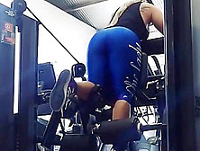 Spandex Blue Gym