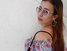 Sexy Colombian Sucking And Fucking In A Shopping Mall