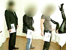 Gangbang Party In Dortmund! 10 Big Cocks For The Latex Slut - Cumshot