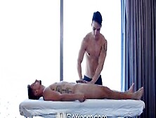 Gayroom Slippery Massage Fuck With Flexible Hunks