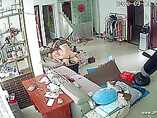 Hackers Use The Web Camera To Remote Monitoring Of A Guy's Home Life. ***