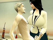Naruto Elite Cap three Sarada rides with the new exchange partner he rides her like a crazy woman,  she enjoys a lot of anal sex