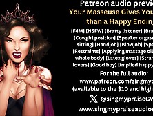 Your Masseuse Gives You More than a Happy Ending erotic audio preview -Performed by Singmypraise