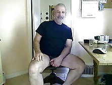 Big Dick Silver Daddy Bear Cumming