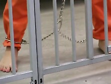 Prison Girl Chained And Barefoot