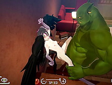 EP9: Fucking Ava Against the Wall (Sex Pose 4) - Orc Massage