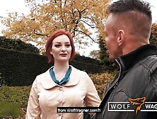 British Brunette Hair-Sweetheart Zara DuRose loves swallowing German knobs anytime! WolfWagnerCom