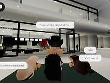 Foursome With 3 Sexy Harlots Resigned To My Ramrod - Roblox