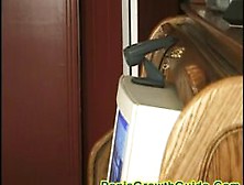 Hot Blonde Angelina Play Her Pussy In Front of Webcam