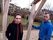 HUNT4K.  Sakura Hell screws a stranger in a car in front of her boyfriend