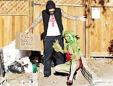 The Grinch couldnt ruin Christmas n now wants it up her ass