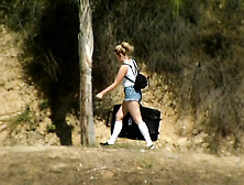 Blonde Teen Gets Intense Anal Fuck Doggy Style - Burning Orgasmic Sex