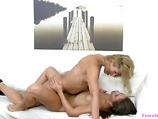 Hottest pornstars Jana Q Leda, Emma Tracy in Fabulous Reality, Lesbian adult clip