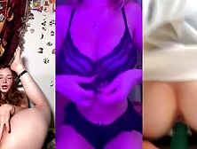 Horny Girls showing all holes Compilation