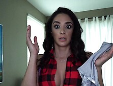 Busty Mom Catches Panty Sniffing Step Son And Takes Anal Pounding