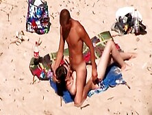 Beach Porn - Young Tanned Nudist Couple