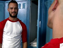 Cock Hungry Bloke Gets Fucked In The Locker Room By His Team-Mate