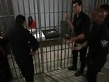 Gangbang To A French Tourist In Jail