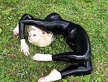 Shiny Blonde Contortionist