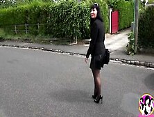 Cutie Milf Bérénice Has A Hardcore Assfucking On The Terrace