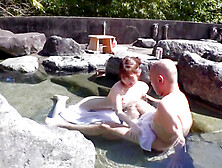 Pale And Perfect With Huge Butt Jun Suehiro Outdoor Mixed Bathing Seduction