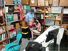 Shoplifter Alex Harper Gets Fucked In The Office