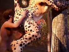 Cheetah Yiffs Twink Hunk & Cums Inside Him (Fur Homosexual Sex) - Wild Life Furries