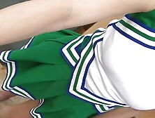 Hot Student Wearing Cheerleaders Uniform Caught Masturbating By Skinhead Asian