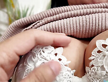 Petite nasty step sister boobs and mouth teases by lad fat cock