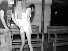 Japanese Teen Caught Having Sex In The Street At Night