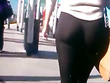 College Teen Ass N Tight Spandex