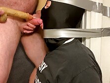 Immobilized Fagot Gets Throat Fucked By Straight Alpha